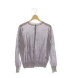 イエナ IENA lineapiu シアー カーディガン ニット パープル /DF ■OS