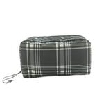 レスポートサック LesportSAC RECTANGULAR COSMETIC ポーチ チェック柄 黒 6511 E570 /MI ■OS