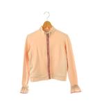 モンクレール MONCLER MAGLIA CARDIGAN カーディガン ジップアップ 長袖 12 152cm ピンク チェリーピンク /DO ■OS