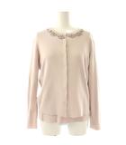 マーリエパーエフデ Maglie par ef-de ビジューニットアンサンブル 9 ピンク /AQ ■OS