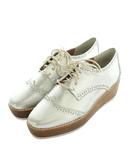 ユナイテッドアローズ UNITED ARROWS レースアップシューズ ウィングチップ 厚底 36 23.0cm シルバーカラー /MI ■OS