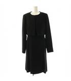 ミッシェルクラン MICHEL KLEIN ブラックフォーマル セットアップワンピース ジャケット 11 ブラック /ES ■OS