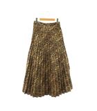 アメリヴィンテージ Ameri VINTAGE PYTHON PLEATS SKIRT スカート プリーツ ロング パイソン柄 ブラウン ブラック /HK ■OS