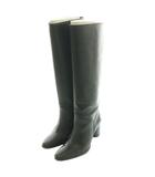 ザラ ZARA ロングブーツ 38 黒 ブラック /SS ■OS