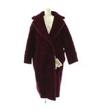 マックスマーラ MAX MARA 10160223 テッドガール テディベア アイコンコート アウター チェスター XS ワインレッド /NR ■OS