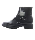 ユナイテッドアローズ UNITED ARROWS ビジュー ショートブーツ 37.5 黒 ブラック /SR