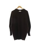 アダムエロペ Adam et Rope' タスマニアウールチュニックニット セーター プルオーバー F ダークブラウン /CX ■OS