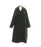ハレ HARE ウール コート アウター チェスター ダブル ベルト付き F チャコール /CX ■OS