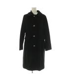 アナカ Unaca ステンカラーコート ウール 38 黒 ブラック /AG ■OS