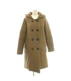 グレースコンチネンタル GRACE CONTINENTAL ダブルボタン ダウンコート ロング 36 茶 ブラウン /SS ■OS