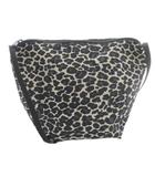 エルベシャプリエ Herve Chapelier Big Pochette パンサーブラン ショルダーバッグ アイボリー グレー /SR