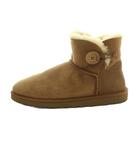 アグ オーストラリア UGG australia ミニベイリーボタン ムートンブーツ ショートブーツ US9 26.0cm ベージュ 3352 /MI ■OS ■SH