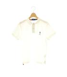 半袖ポロシャツ カットソー S ホワイト /DO ■OS