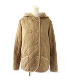 マッキントッシュ MACKINTOSH スコットランド フード キルティングジャケット 36 ベージュ /DF ■OS