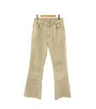 ヤヌーク YANUK ガリャルダガランテ別注 ブーツカットデニム パンツ ストレッチ 25 ベージュ /HK ■OS