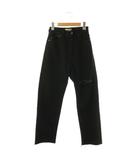 ヤヌーク YANUK ボーイズストレート LEA ダメージ加工 デニムパンツ ジーンズ カットオフ 23 黒 57132239 /CX ■OS