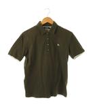 バーバリーブラックレーベル BURBERRY BLACK LABEL フェイクレイヤード 半袖 ポロシャツ 3 カーキ /DF ■OS