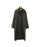 エトレトウキョウ ETRE TOKYO 24SS ダブルカラーカットオフステンカラーコート M ブラック /DF ■OS