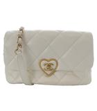 シャネル CHANEL マトラッセ ハートロック ショルダーバッグ ミニ フラップバッグ ラムスキン ホワイト AS3986 /YO32 ■OH ■