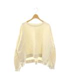 ボリュームスリーブプルオーバー トレーナー スウェット 36 オートミール /DF ■OS