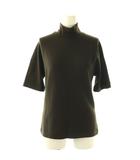 マックスマーラ MAX MARA ウールハイネック半袖ニット カットソー M ブラウン /DO ■OS