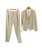 アイシービー iCB セットアップスーツ テーラードジャケット パンツ ライトベージュ /DO ■OS