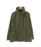モンクレール MONCLER OCRE スタンドカラージャケット ワンカラー ジップアップ ロゴ ワンポイント 1 カーキ /BB