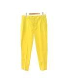 ユナイテッドアローズ UNITED ARROWS UBCB ドビー カラー スリムパンツ 40 イエロー /DF ■OS