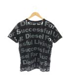 プリント ロゴ Tシャツ カットソー 半袖 L ブラック /HK ■OS