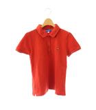 フレンチスリーブポロシャツ カットソー 半袖 38 レッド /DO ■OS