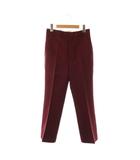 トゥモローランドコレクション TOMORROWLAND collection タックスラックスパンツ ソフトフレア 34 ボルドー /ES ■OS