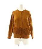 スーナウーナ Sunauna カーディガン ブラウス アンサンブル ニット 38 ブラウン アイボリー /ES ■OS