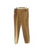 エスカーダ ESCADA ウール ストレート パンツ 38 キャメル /DF ■OS