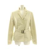 Sマックスマーラ 'S Max Mara 中綿 ジャケット テーラード ベルト付き 36 ライトベージュ /CX ■OS