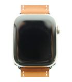 エルメス HERMES Apple Watch Series 8 (GPS +Cellularモデル) 45mmシルバー Z刻印 シリーズ8 セルラーモデル アップルウォッチ スマートウォッチ 腕時計 デジタル シルバーカラー 茶 /MI ■OS ■OH