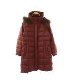 23区 オンワード樫山 vingt-trois ダウンコート アウター 40 ボルドー /DF ■OS