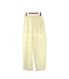 エンフォルド ENFOLD 26SS PADDING SLIM COCOON PANT ワイドパンツ コクーン 中綿 38 ホワイト /ES ■OS