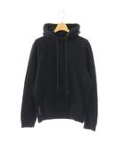 プラダ PRADA プルオーバ―パーカー 長袖 コットン S 黒 /NR ■OS