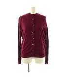 ポールスミス PAUL SMITH シルク混 レイヤード カーディガン アンサンブル ニット M ボルドー /HK ■OS
