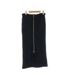 24AW タイトスカート イージー マキシ ロング ストレッチ 黒 ブラック /AZ