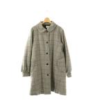 メリージェニー merry jenny グレンチェックコート ステンカラーコート 中綿 F ホワイト マルチカラー /ES ■OS