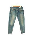 アッパーハイツ upper hights 195017 THE THIN アンクルデニムパンツ M 25 ライトブルー /OK ■OS