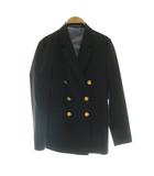 ダブルジャケット テーラード 36 紺 ネイビー /SS ■OS