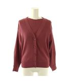 マイストラーダ Mystrada ランダムリブアンサンブル ニット 38 レッド /DF ■OS