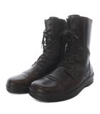 フットプリンツ FOOTPRINTS BIRKENSTOCK マルサラ Marsala レースアップブーツ ミドル フラット レザー 39 ダークブラウン /YO16