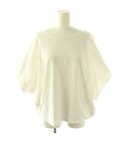 スローブ イエナ SLOBE IENA 24SS 5分袖プルオーバー カットソー ホワイト /DF ■OS