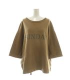 SUNDAY スウェットロゴT プルオーバー トレーナー キャメル /DF ■OS