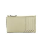 ミニジップ ウォレット ミニ財布 コインケース 小銭入れ シュリンクレザー アイボリー エトープ BWAT8R-IVET /MI ■OS