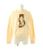 24AW ネコ裏毛プルオーバー スウェット 長袖 38 アイボリー /HK ■OS