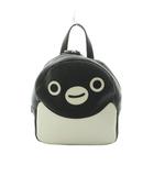 キタムラ Kitamura × suica リュックサック デイパック レザー 黒 白 /MI ■OS